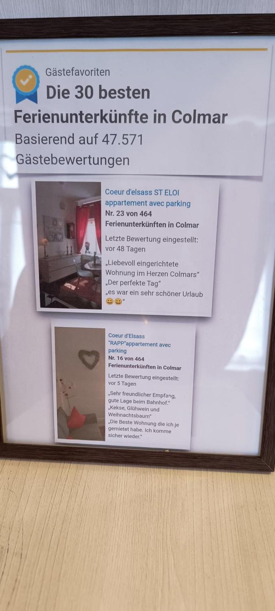 "Coeur D'Elsass St Eloi Centre Ville Avec Parking Кольмар Экстерьер фото